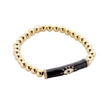 54651Mix02 Armband Biba All Eyes On You Zwart